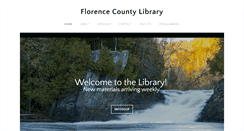 Desktop Screenshot of florencecountylibrary.org