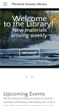 Mobile Screenshot of florencecountylibrary.org